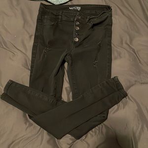 Black Empyre High Rise Skinny Jeans